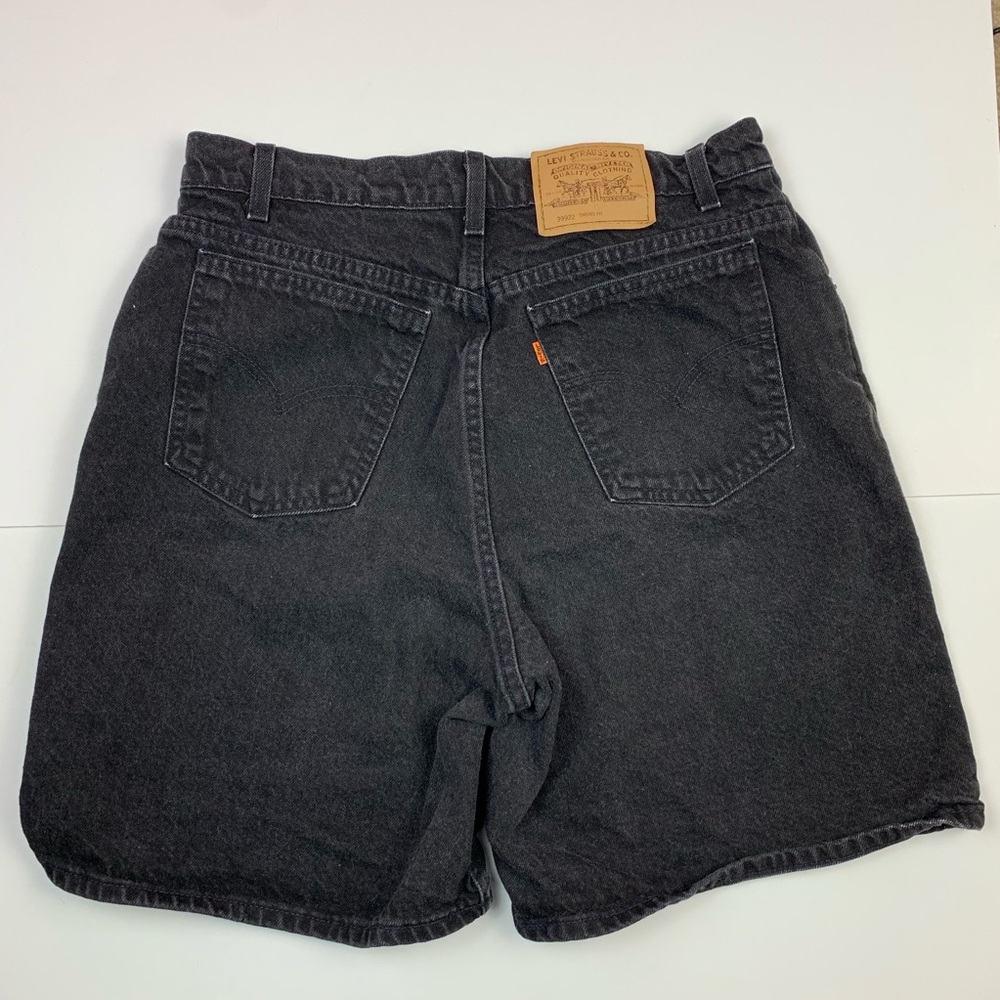 Vintage Levi’s Black Orange Tab 922 Tapered Shorts - Picture 4 of 4